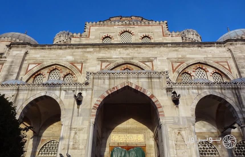 جزییات معماری مسجد شاهزاده محمد 
